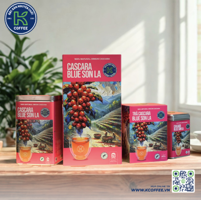 Trà Cascara Blue Sơn La, Món quà sức khỏe đầy tinh tế
