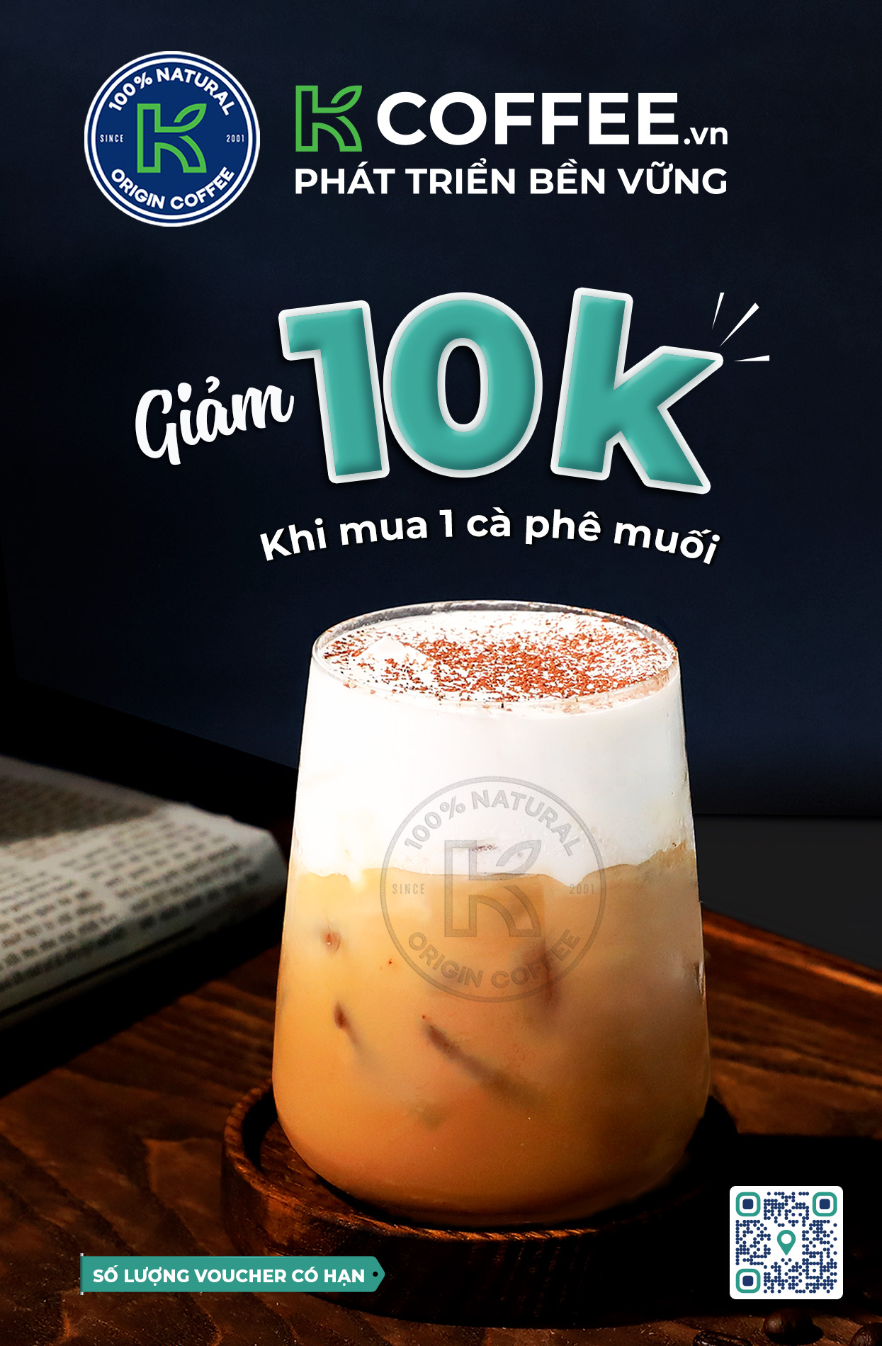 [EVOUCHER] GIẢM 10K CF MUỐI