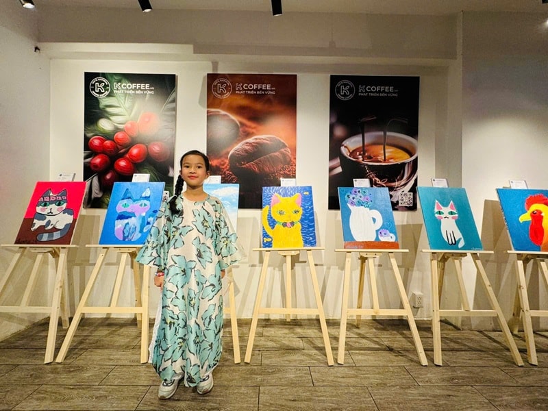K Coffee và Cherry: Hành Trình Lan Tỏa Yêu Thương Qua Nghệ Thuật
