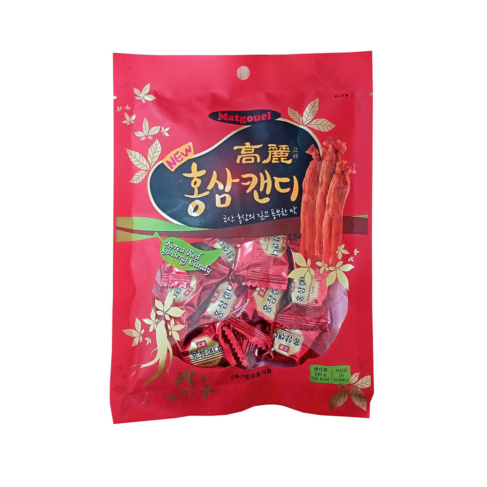 Kẹo vị hồng sâm Hàn Quốc – Korean Red Ginseng Gandy 100g