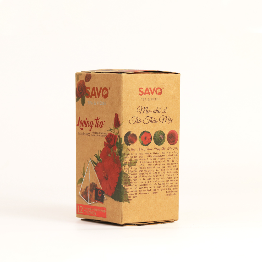 Trà SAVO Loving Tea (12 gói x 2,5g)