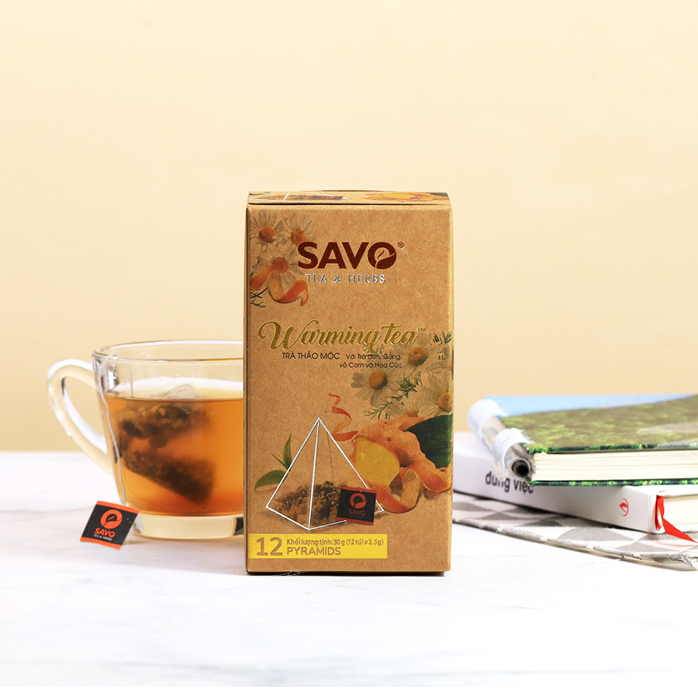 Trà SAVO Warming Tea (12 gói x 2,5g)