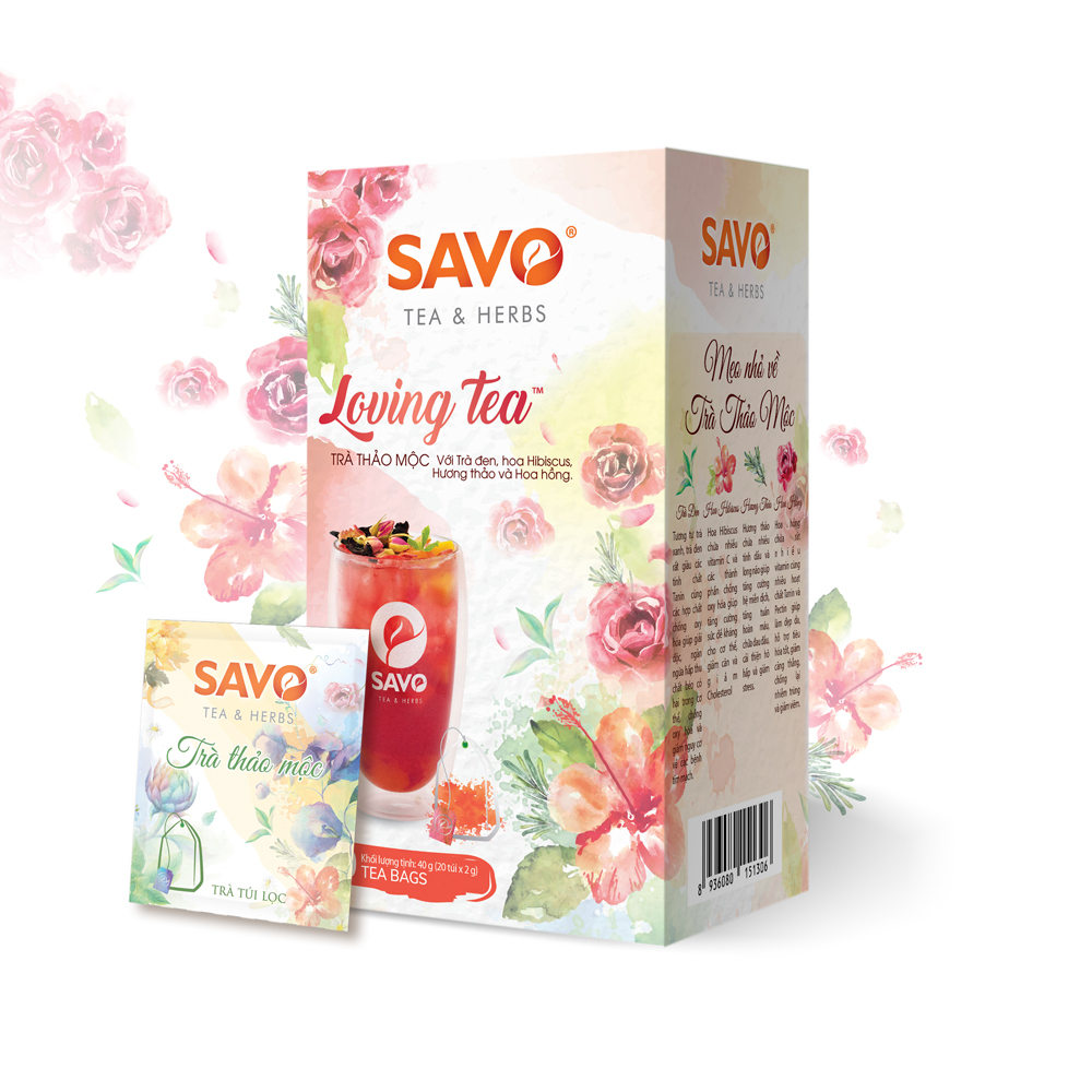 Trà SAVO Loving Tea (20 gói x 2g)