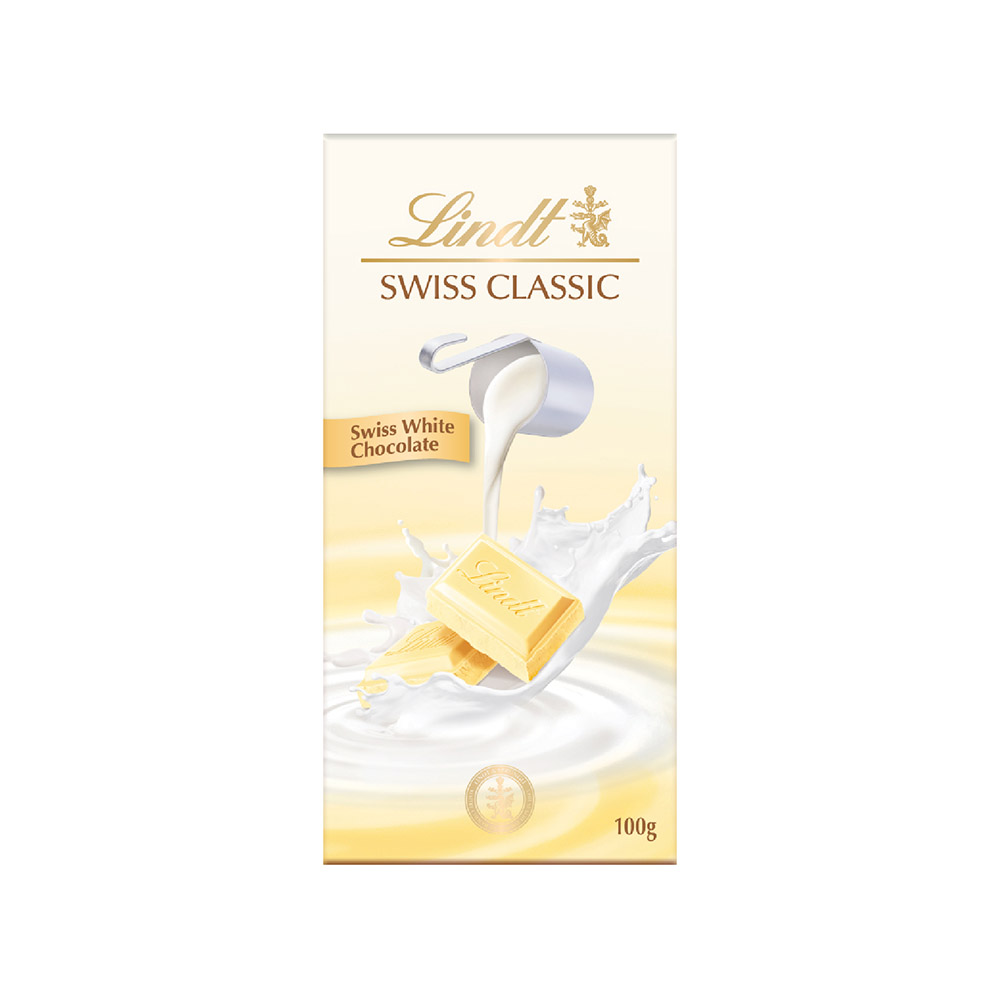 Sô-cô-la Lindt Swiss Classic trắng 100g