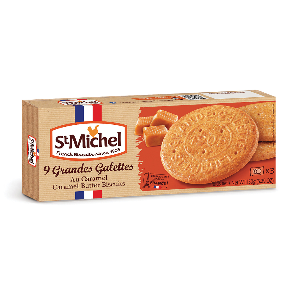 Bánh qui bơ St Michel Grande Galette Caramel 150g