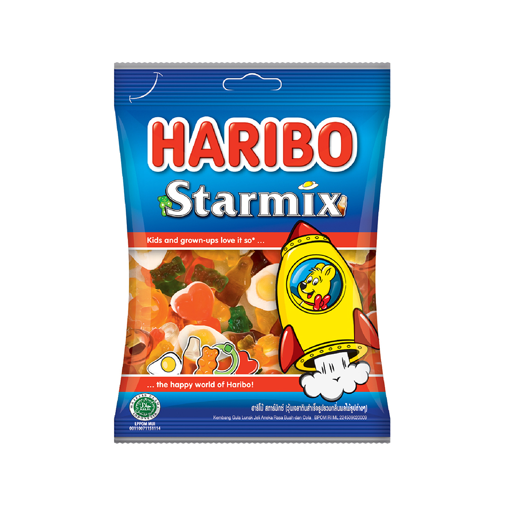 Kẹo dẻo Haribo Star Mix 80g