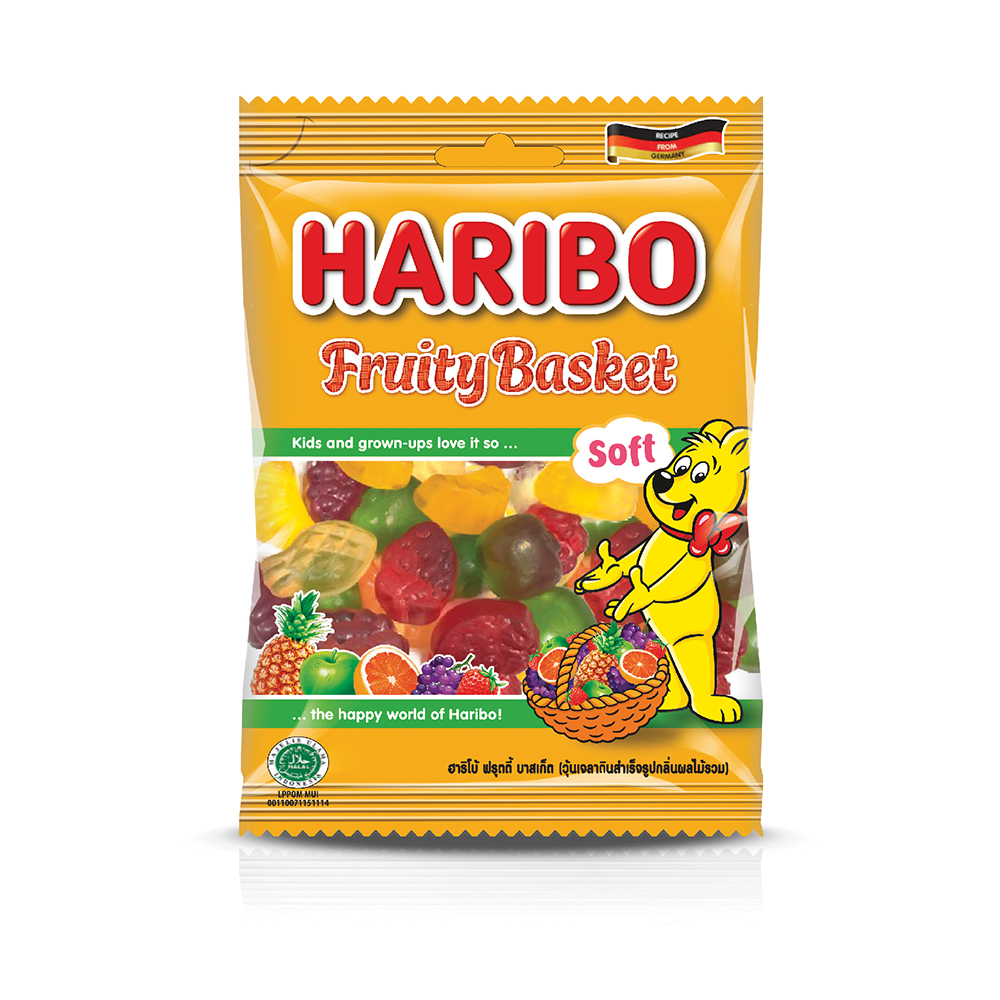 Kẹo dẻo Haribo Fruity basket 80g