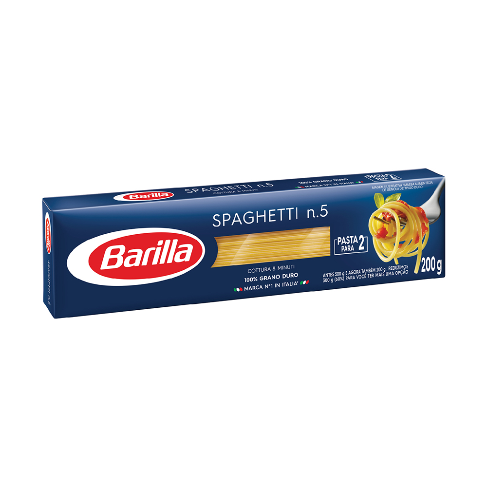 Mỳ Barilla Spaghetti hình ống 200g