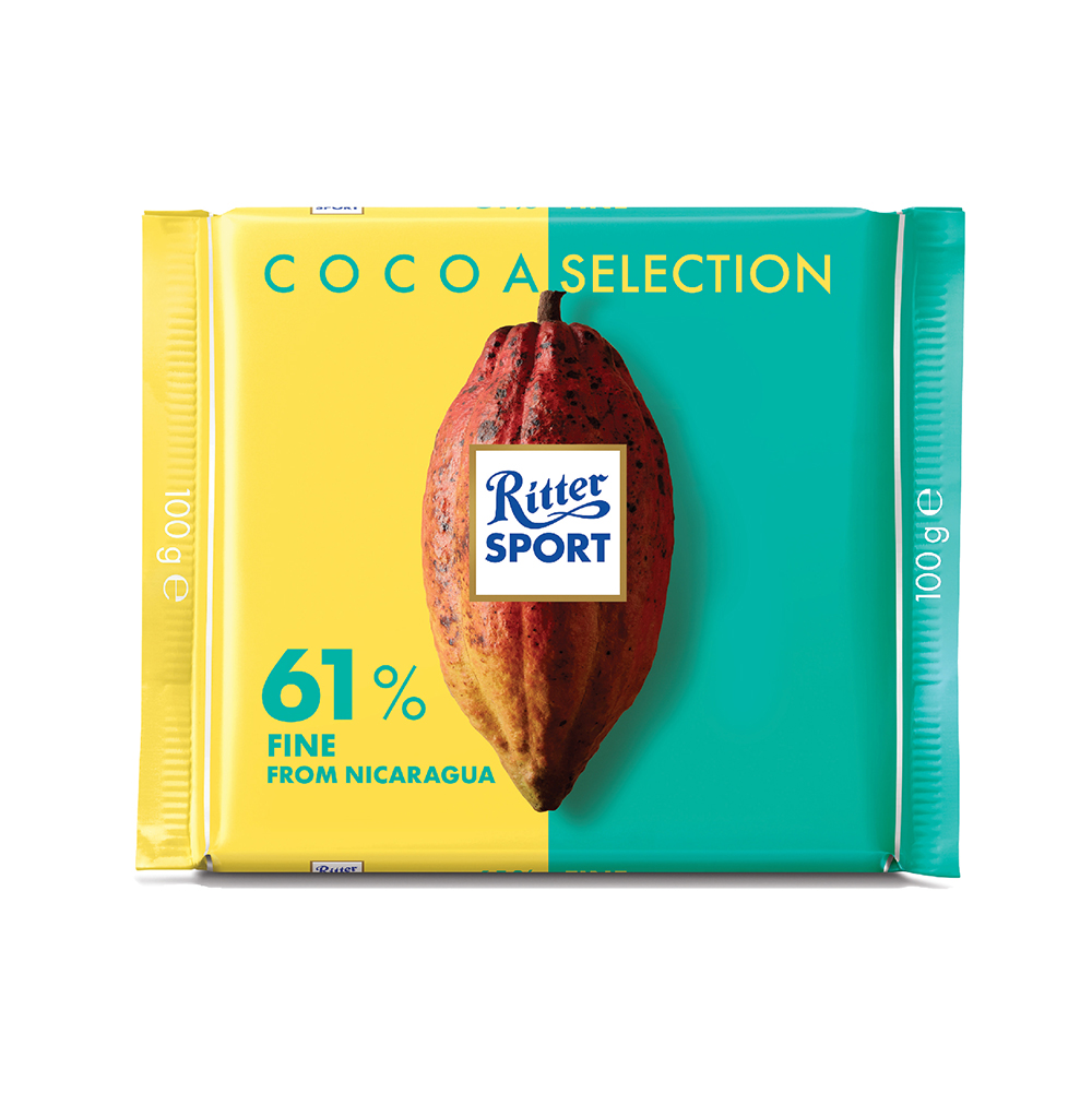 Sô cô la đen 61% cacao hiệu Ritter Sport 100g