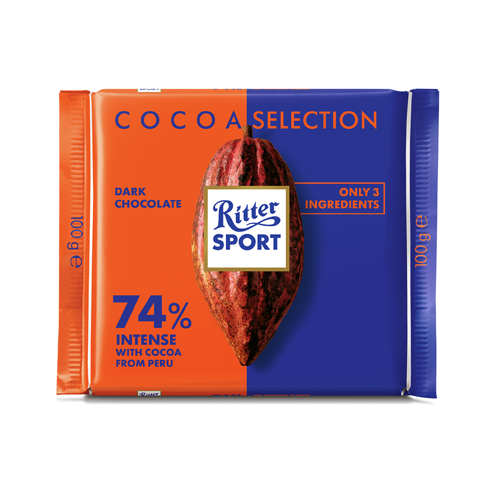 Sô cô la đen 74% cacao hiệu Ritter Sport 100g