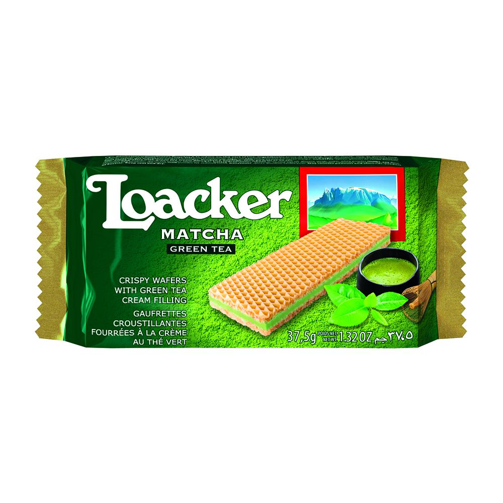 Bánh xốp Loacker Matcha green tea