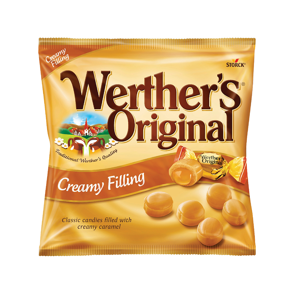 Kẹo caramen nhân kem hiệu Werther's Original 80g