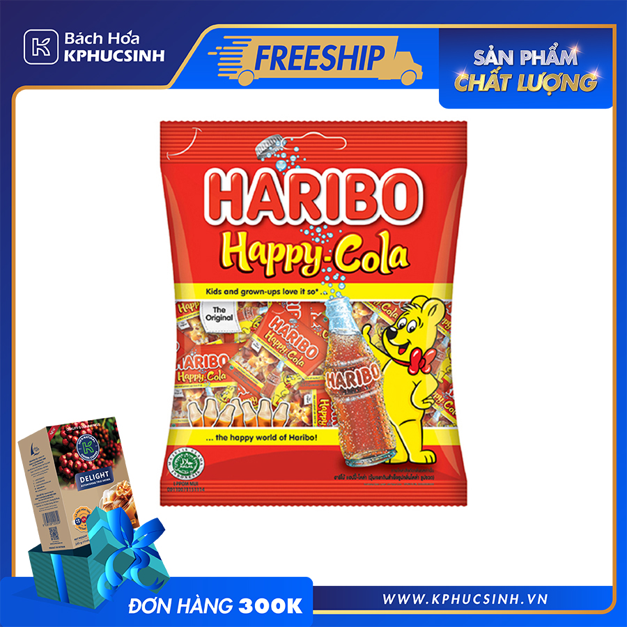 Kẹo dẻo Haribo Happy Cola 200g