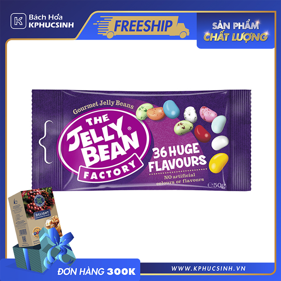 Kẹo Hạt Trái Cây Jelly Bean 36 Vị 50g