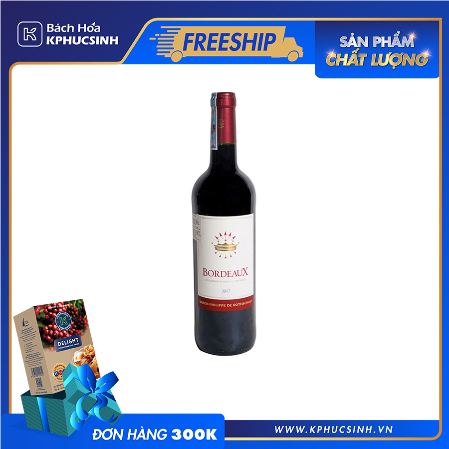 Rượu vang BPR Bordeaux Red