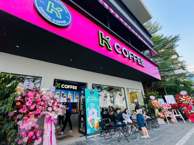 K COFFEE khai trương cửa hàng đầu tiên tại Hà Nội