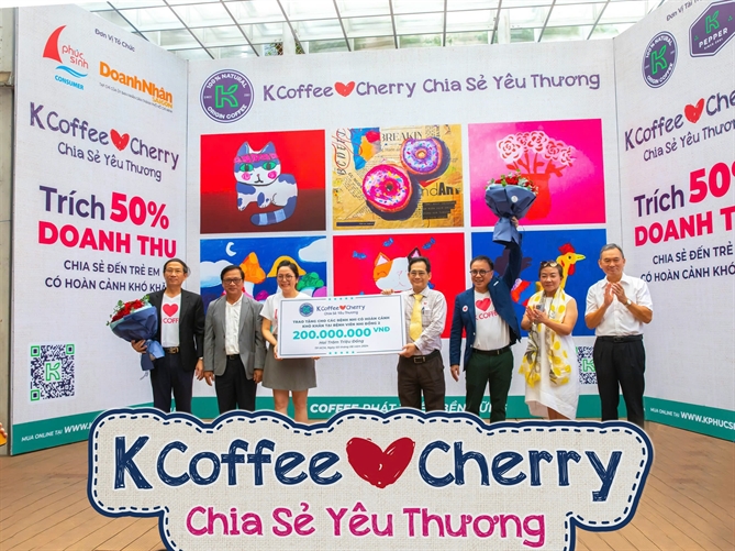 Quỹ thiện nguyện K Coffee & Cherry chia sẻ yêu thương