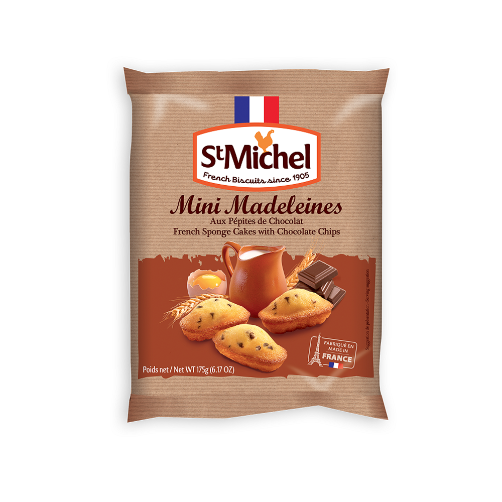 Bánh cake St Michel Mini Madeleines sô-cô-la 175g